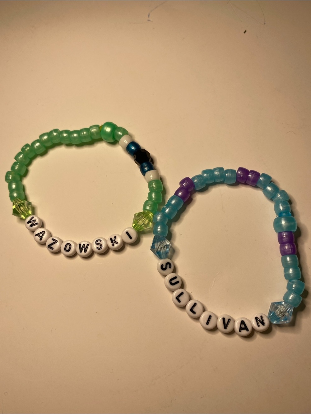 Disney Monsters Inc Sully and Mike Kandi Bracelet Set